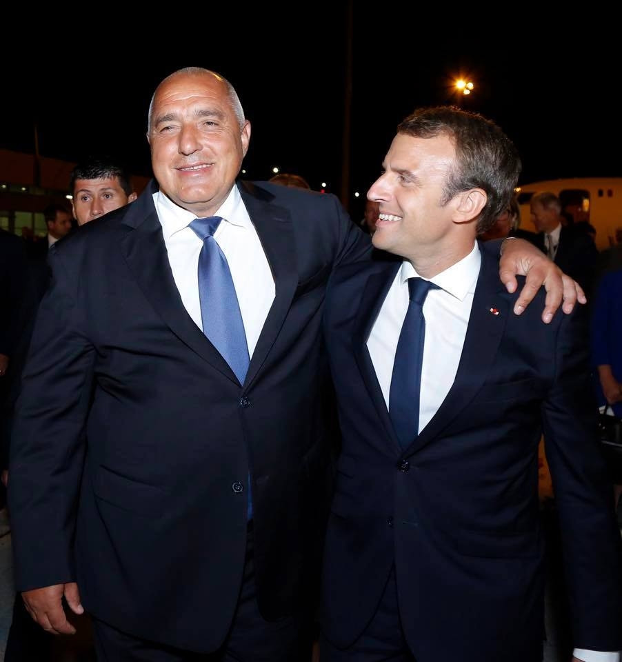 Борисов показа колко топло е посрещнал Макрон в България (СНИМКИ)
