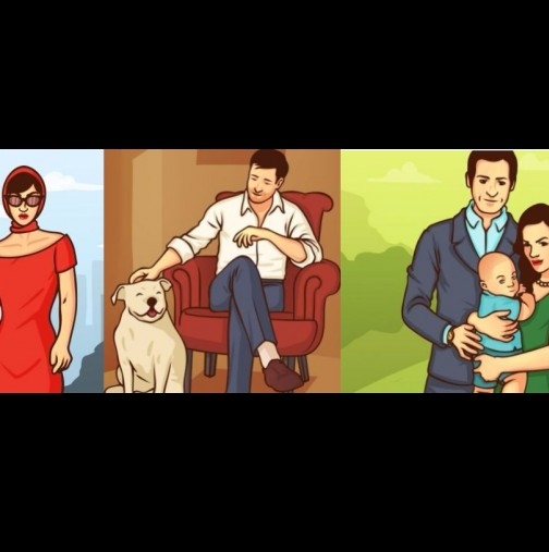 На коя от трите КАРТИНКИ, смятате, че хората са богати, отговорът разкрива интересни неща за вас