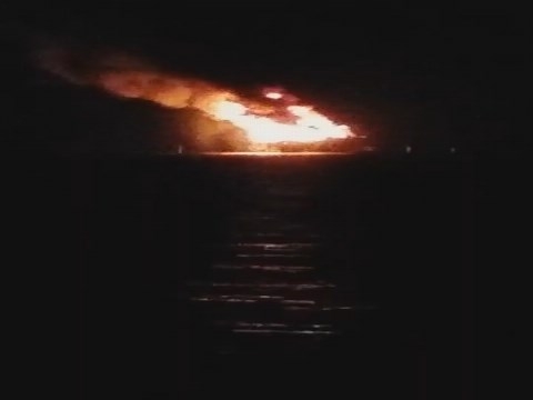 Взрив на нефтена платформа в САЩ (ВИДЕО)