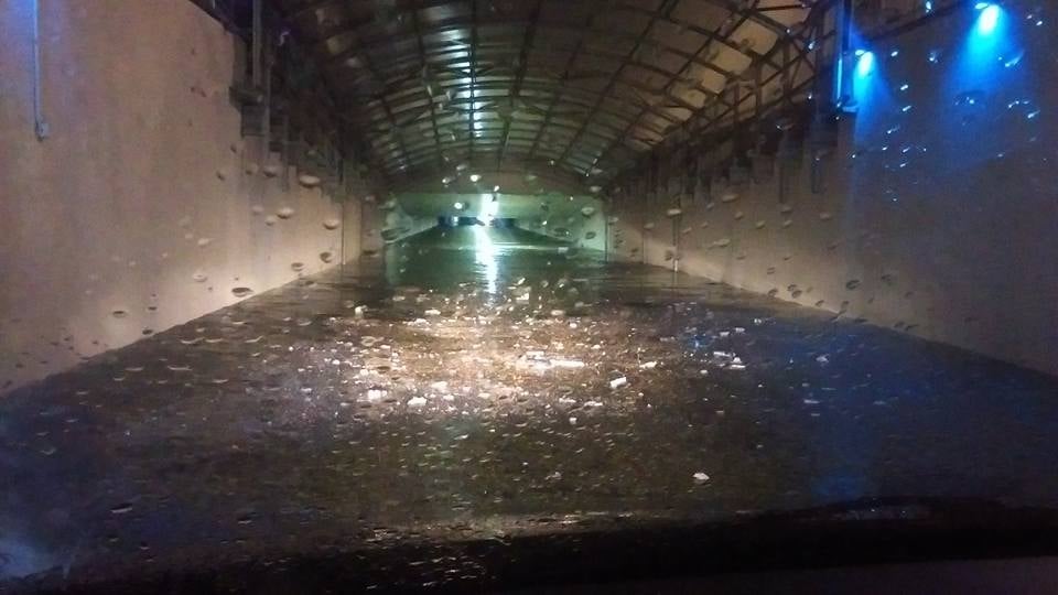 Уникална СНИМКА от библейския потоп в Бургас 