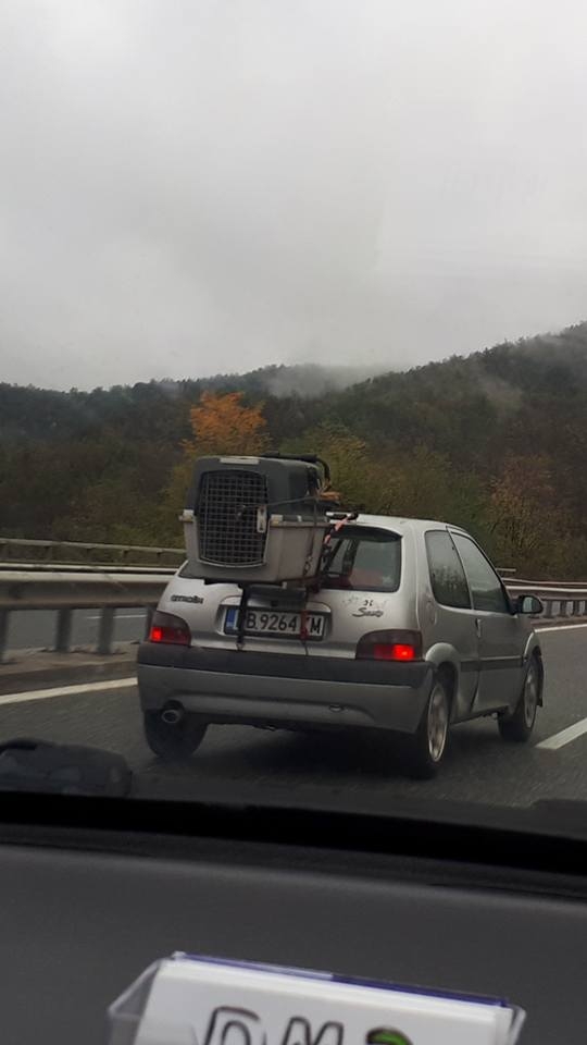 Само в БЛИЦ! Ужасяваща сцена на АМ "Хемус"! (СНИМКИ)