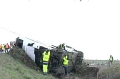Разбра се кой е карал автобуса, преобърнал се на АМ "Тракия", изплува важна следа за катастрофата