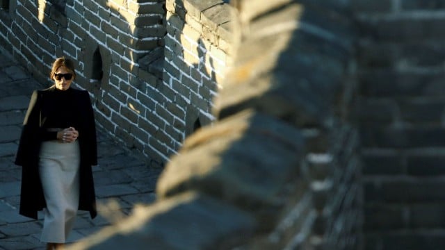 Мелания Тръмп посети Великата китайска стена (СНИМКИ)