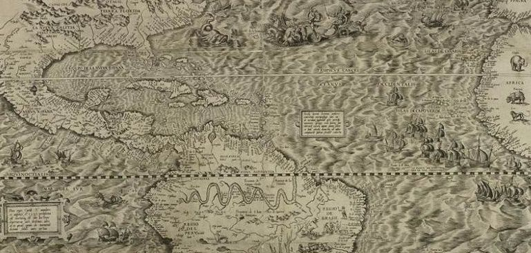 Експерти се натъкнаха на нещо много мистериозно на старинна карта от XVI век