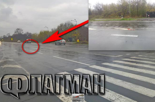 Смразяващи СНИМКИ 18+! Ученикът Костадин пометен от джипа с бясна скорост, тялото му изхвърчало на 30-ина метра