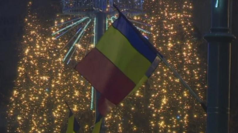 Протести преместиха коледния базар от Площада на победата в Букурещ