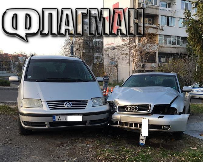 Тежка катастрофа в бургаския кв. "Изгрев", районът е отцепен (СНИМКИ)