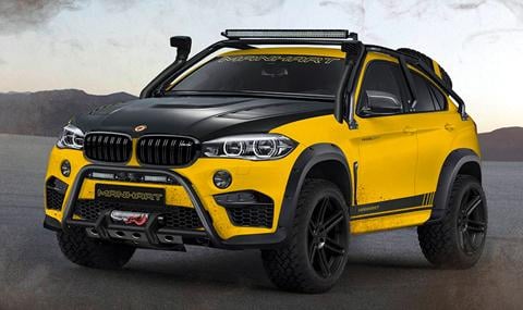 BMW X6 M за тежък офроуд