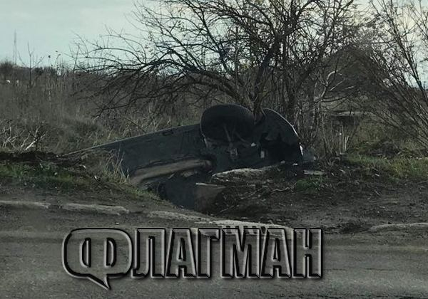 Голф засече младеж с БМВ на пътя край Ахелой! СНИМКИ показаха последвалия невероятен екшън