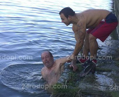Почерпен смелчага се полакоми за 40 лв, скочи в ледените води на Арда и без малко да стане най-лошото (СНИМКИ)
