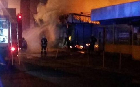 Първо ВИДЕО от големия пожар в Бургас 