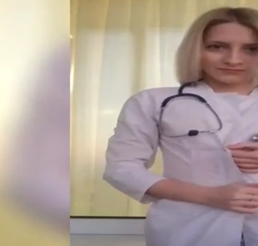 Мрежата се взриви от ВИДЕО на млада и секси лекарка, която се съблича гола