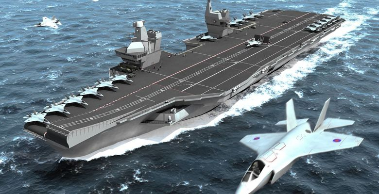 Нелепа авария спря изпитанията на новия британски авионосец Queen Elizabeth