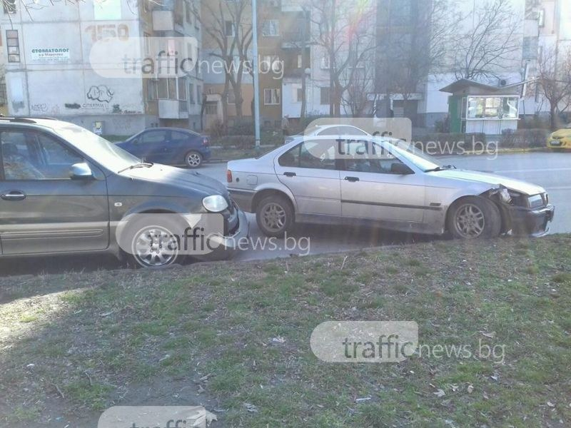Наглост! Пловдивчанин с БМВ отнесе джип, а няма да повярвате какво направи после (СНИМКА)