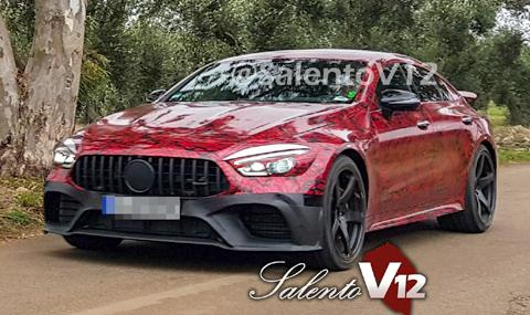 Снимаха Panamera-та на Mercedes почти без камуфлаж (СНИМКИ)