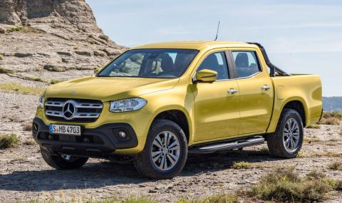 Ужасяващ или не, Mercedes X-Klasse e в БГ (СНИМКИ)