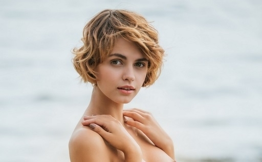 Дългокраката Ариел като гола русалка на плажа! Горещи СНИМКИ (18+)
