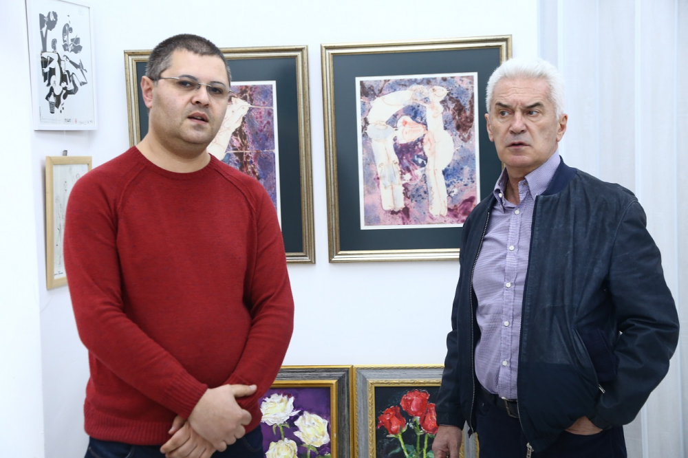 Първо в БЛИЦ! Галерията на Волен Сидеров с уникална изложба "Самотният император", посветена на Нерон! (СНИМКИ)