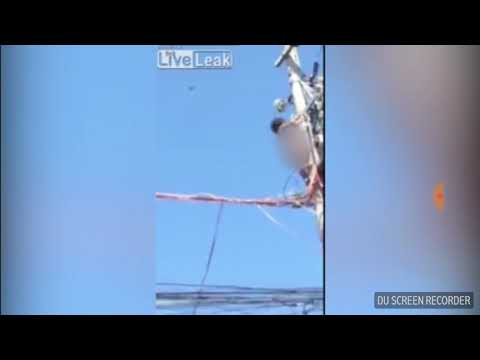 Напълно гола търсачка на силни усещания се качи на електрически стълб, но там я застигна смъртта (ВИДЕО 18+)