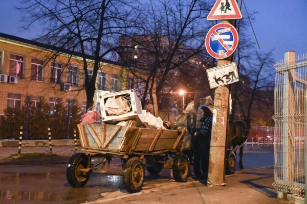 Такова чудо с кобила и роми на софийска улица не е ставало досега! (СНИМКИ)