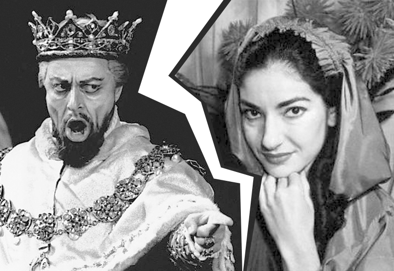 Големият скандал между Борис Христов и Мария Калас