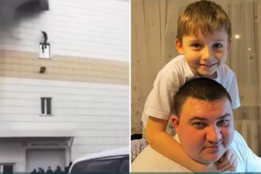 Помните ли детето, което летя от 12 метра в Кемерово, за да избегне смъртта? Разбра се кой го хвърли и му спаси живота (ВИДЕО 18+)