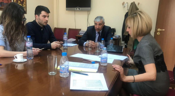 Мая Манолова се срещна с Желяз Андреев