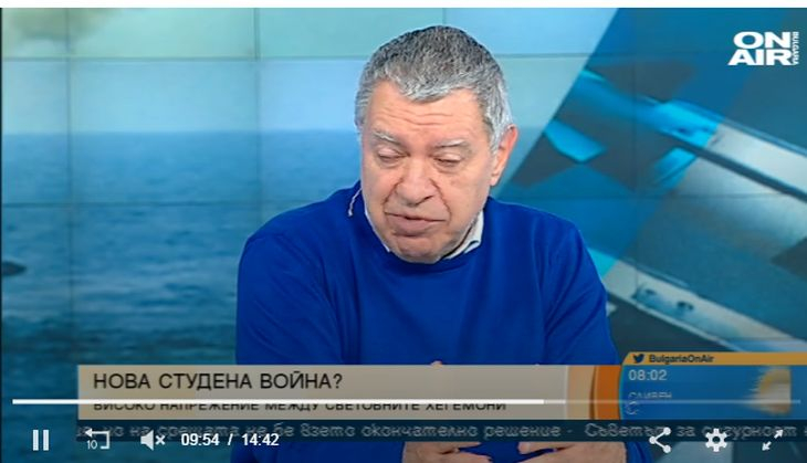Проф. Константинов: Една изстреляна ракета може да предизвика Трета световна война, а на никой не му се мре