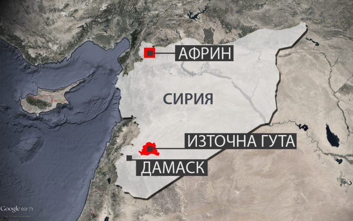 Тръмп и Макрон проведоха телефонен разговор за ситуацията в Сирия