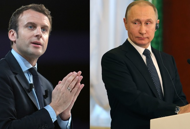 7sur7: Макрон се обяви за равен на Путин