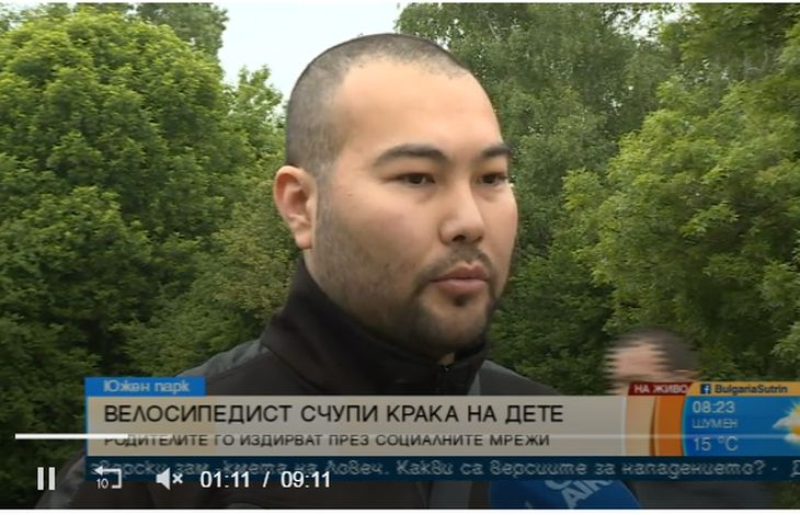 Бащата на блъсната от колоездач Теа с първа реакция след ареста на виновника