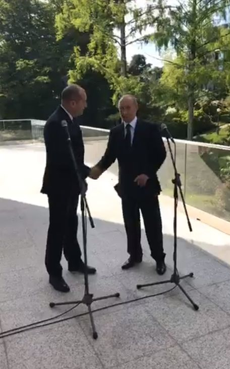Първо в БЛИЦ! Румен Радев и Путин с извънредно ВИДЕО от Сочи