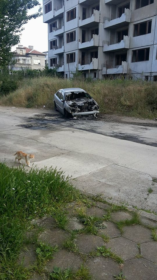 Кола на бивш полицай изгоря в Сопот, изправи комшиите на нокти (СНИМКИ)