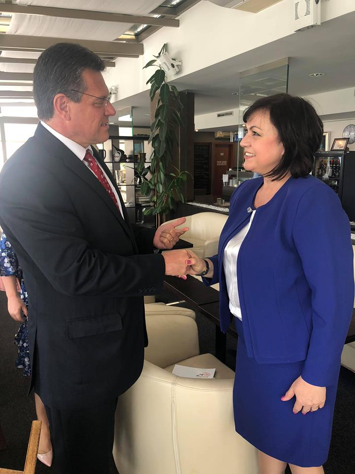 Нинова обясни на Вишеградската четворка важността на проекта АЕЦ Белене