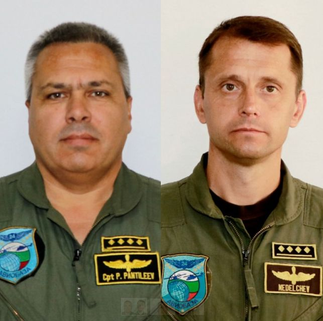 МО разпространи СНИМКИ на загиналите пилоти от катастрофата с хеликоптер Ми-17 