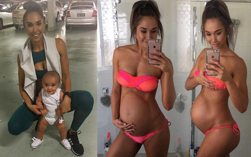 Тези горещи майки са изумително сексапилни дори и след раждането на децата си (СНИМКИ 18+)