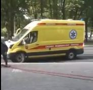 Паника и евакуация в няколко сгради до "Лужники", по време на откриването на Световното (СНИМКИ/ВИДЕО)
