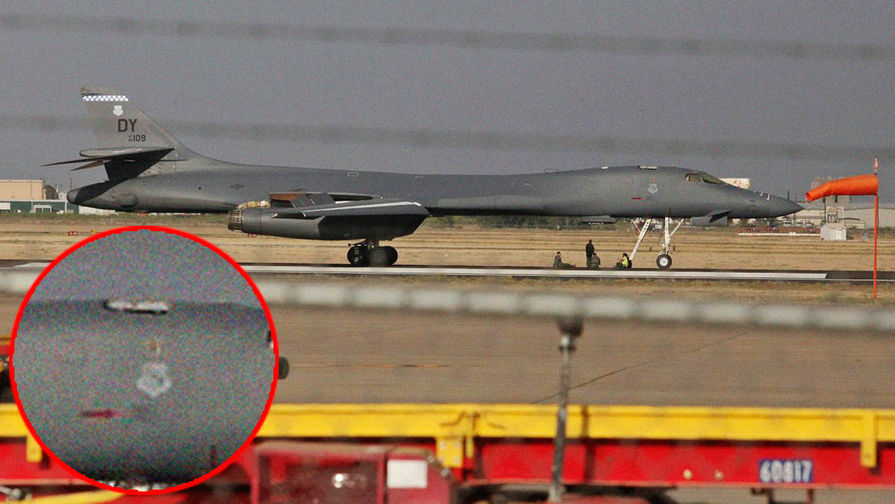 В САЩ стратегически бомбардировач B-1B Lancer кацнал с горящ двигател 