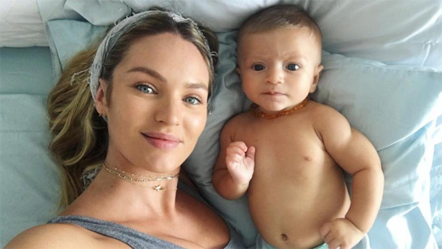Секси моделката на Victoria's Secret Кандис направи шокиращи разкрития за раждането на второто й бебе (СНИМКИ)