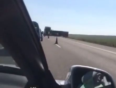 Само в БЛИЦ! Това е ТИР-ът на смъртта на „Тракия“, където тази сутрин се случи голяма трагедия (ВИДЕО)