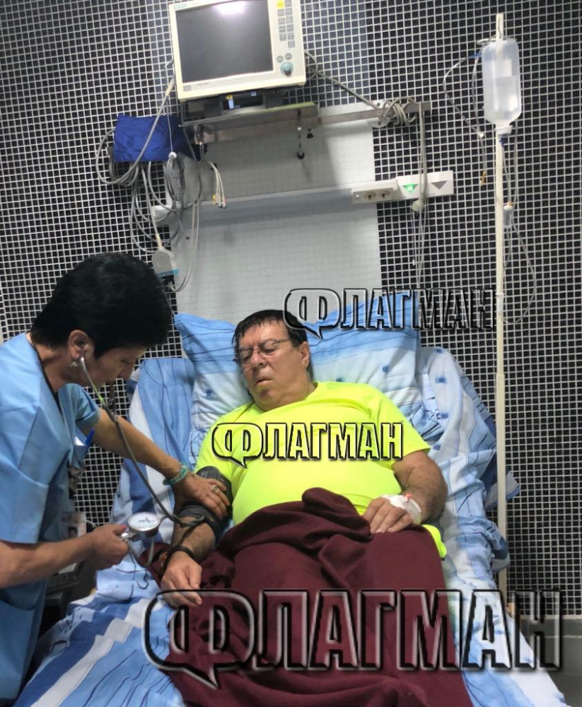 Първа СНИМКА на общинаря Бенчо Бенчев от болничната стая 