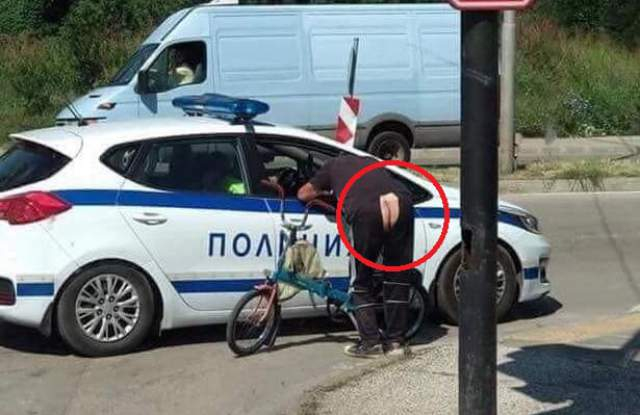 Такова нещо досега не бе виждано! Пловдивчанин си скъса задн*ка заради глоба (СНИМКИ 18+)