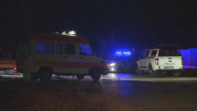 Първи СНИМКИ от среднощната драма в Лесново, започнала с брутално убийство