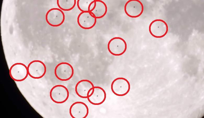 Астроном – любител от Рим въоръжен с мощен обектив засне нещо мистериозно край Луната (ВИДЕО)