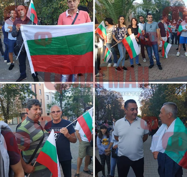 В Карнобат ври и кипи, градът почерня от протестиращи, напрежението се разраства  (ВИДЕО)
