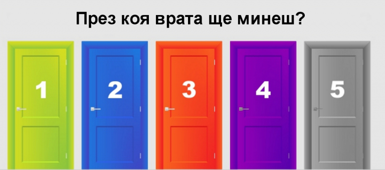 Избери си врата и разбери повече за себе си!