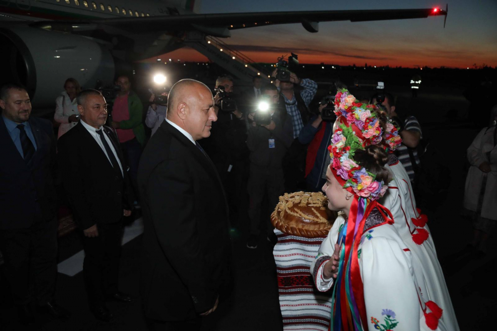 Борисов вече е в Одеса (СНИМКИ)