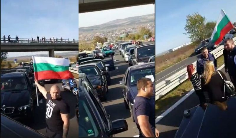 Започна се! Протестиращи блокираха магистрала „Тракия“ заради скъпите горива (НА ЖИВО)