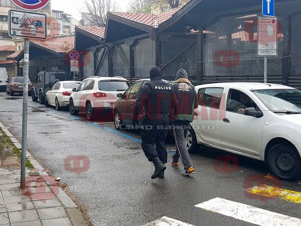 Първи СНИМКИ от зрелищния арест на страховития гангстер Томи Черния, тарашат G-класата му 