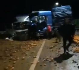 Брутална верижна катастрофа в Китай, над 20 коли са смачкани (ВИДЕО)